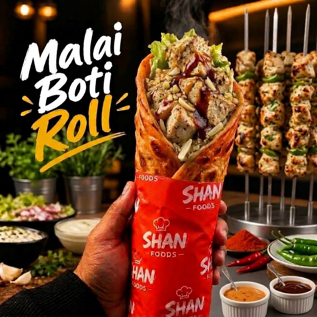 Malai Boti Roll