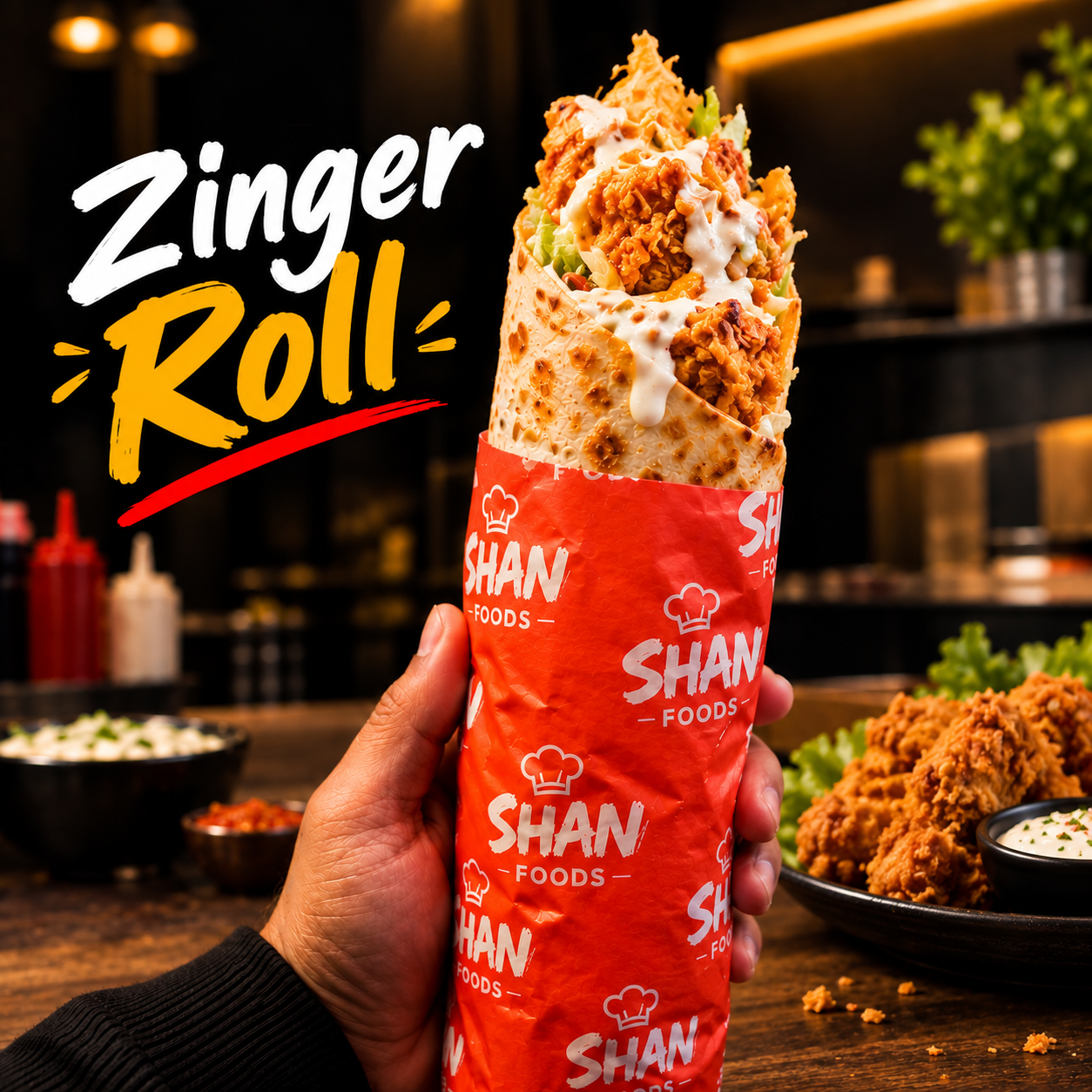 Zinger Paratha Roll